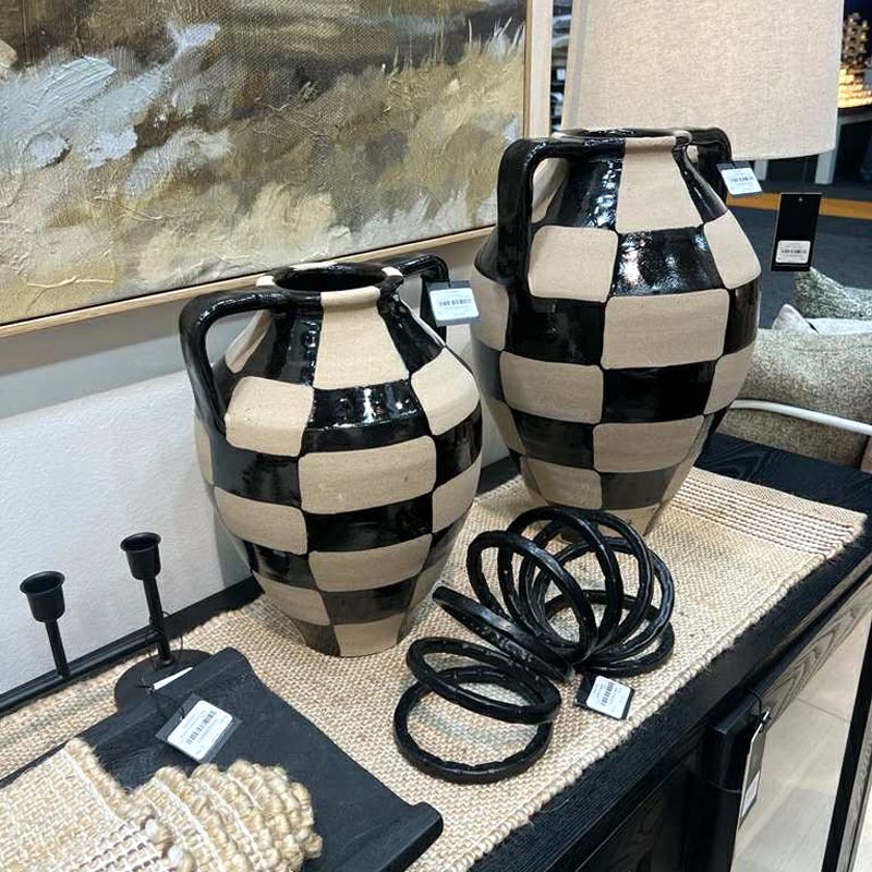 Amalfi Slinky Sculpture - Black | Koop.co.nz