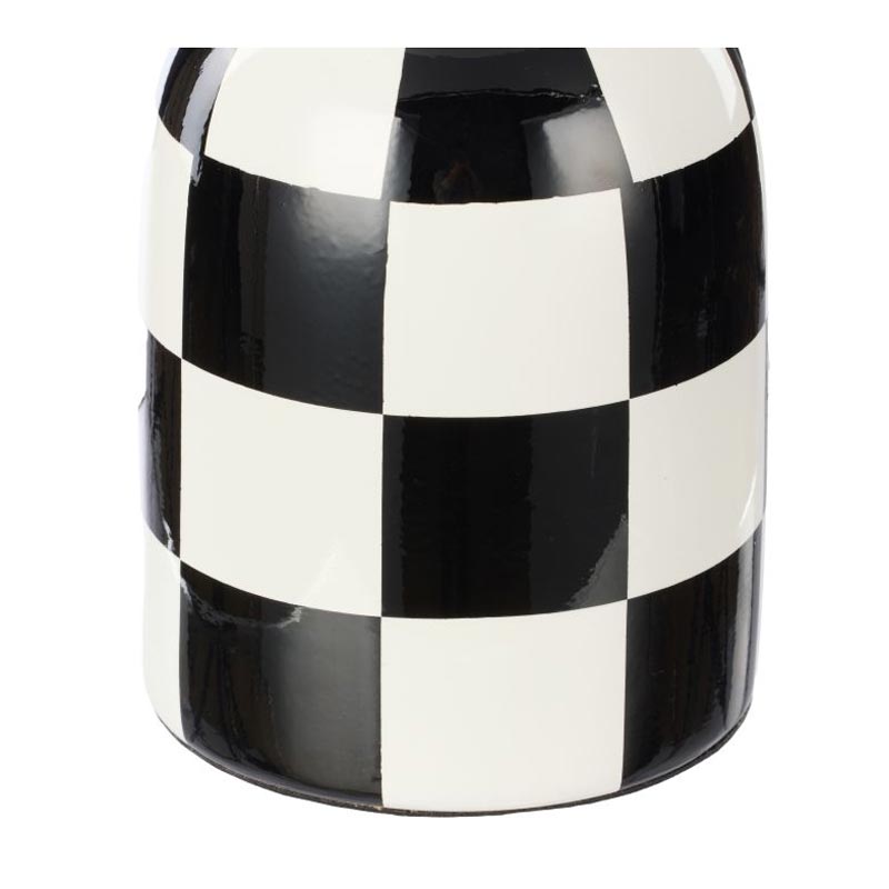 Emporium Archie Black Checker Table Lamp (32cm) | Koop.co.nz