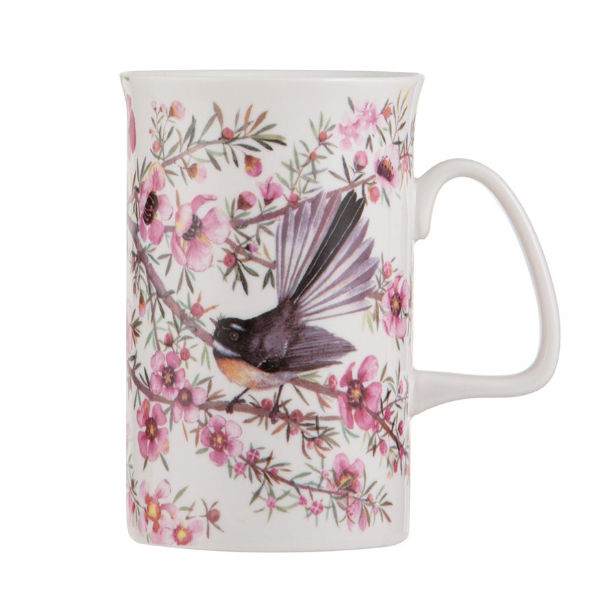 Ashdene Native Birds Of NZ Mug - Fantail | Koop.co.nz