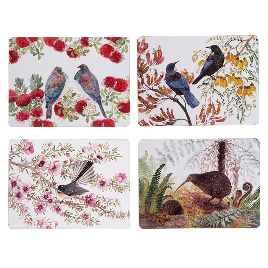 Ashdene Native Birds Of NZ Placemat Set/4 | Koop.co.nz