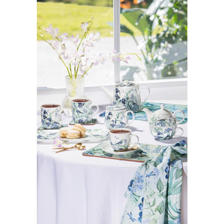 Ashdene Iris Garden Bone China Tea For One (450ml) | Koop.co.nz