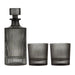 Ladelle Cyrus Charcoal Whisky Set (3pc) | Koop.co.nz