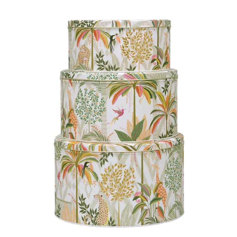 Sara Miller Palm Garden Cake Tin Set/3 | Koop.co.nz