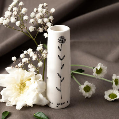 Nibble Mini Bud Vase - Thank You For Helping Me Grow (8cm) | Koop.co.nz