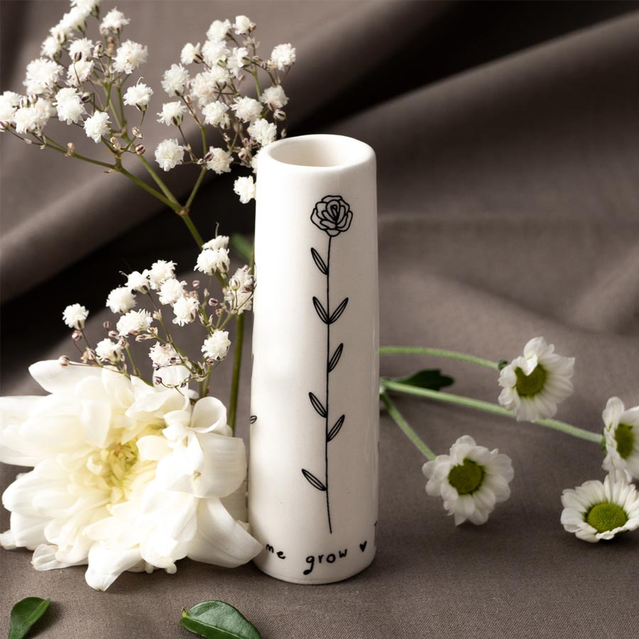 Nibble Mini Bud Vase - Thank You For Helping Me Grow (8cm) | Koop.co.nz