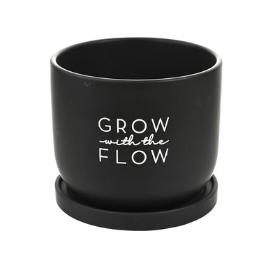 Nibble Planter Pot - Grow With The Flow | Koop.co.nz