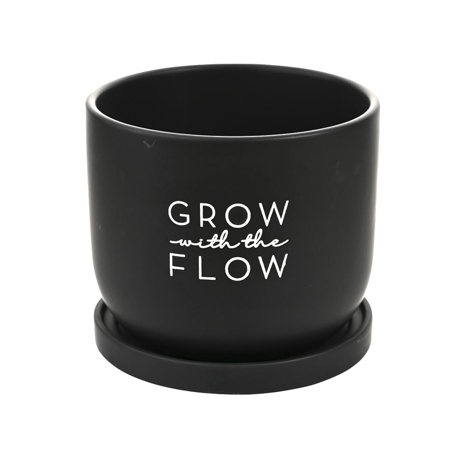 Nibble Planter Pot - Grow With The Flow | Koop.co.nz