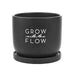 Nibble Planter Pot - Grow With The Flow | Koop.co.nz
