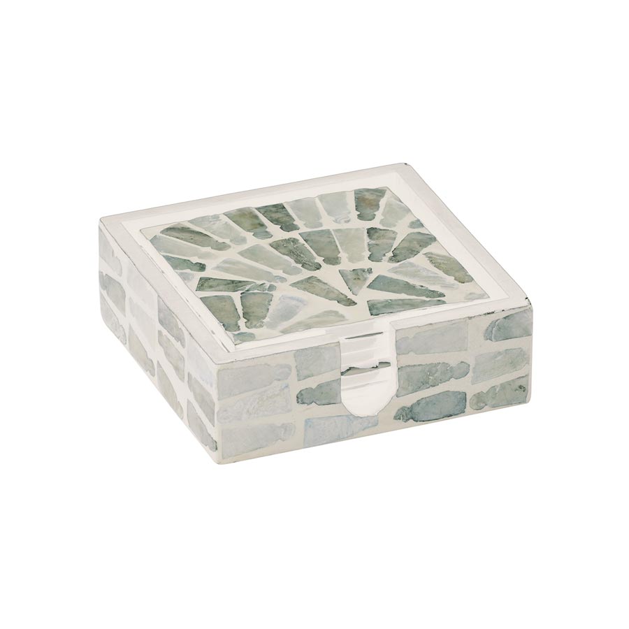 Coast To Coast Aria Inlay Square Coaster Set/6 | Koop.co.nz