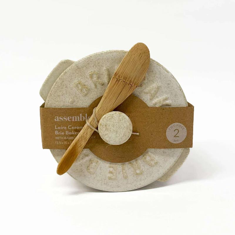 Assemble Loire Ceramic Brie Baker & Spreader | Koop.co.nz