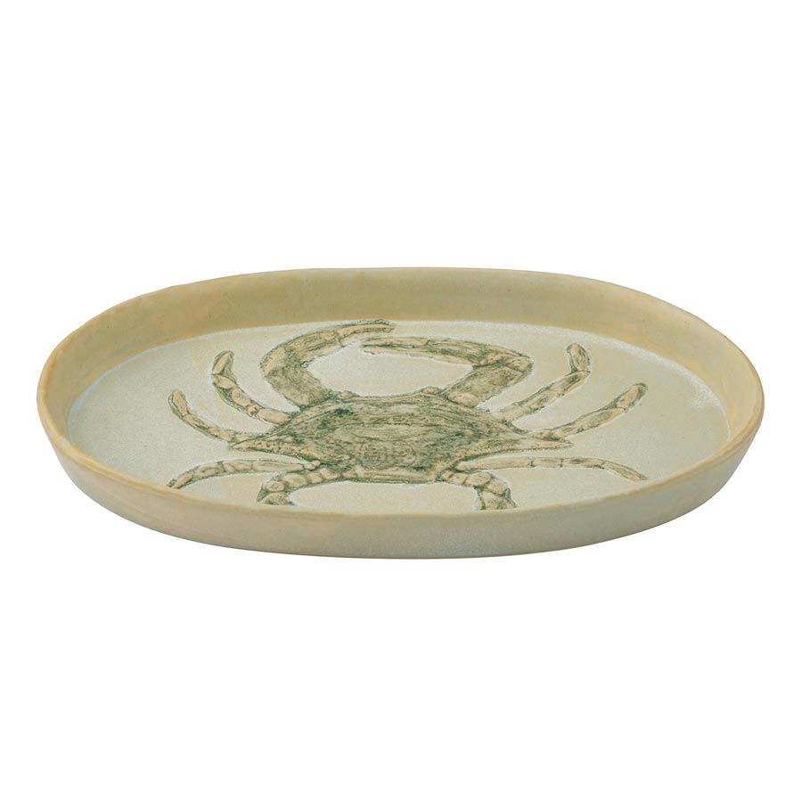 Assemble Riva Ceramic Crab Plate | Koop.co.nz
