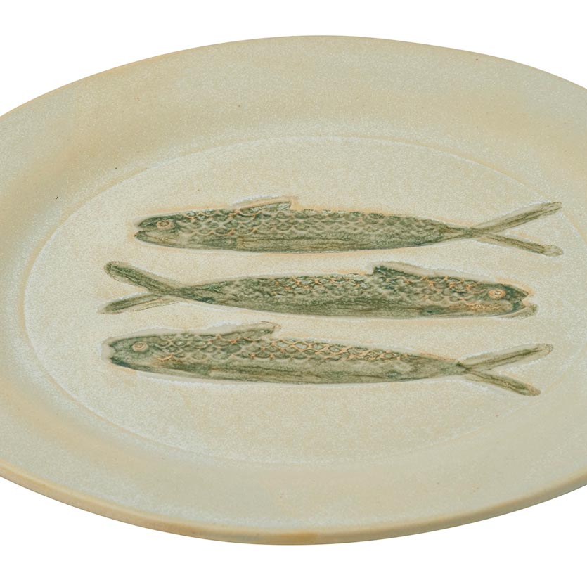 Assemble Riva Ceramic Fish Plate | Koop.co.nz