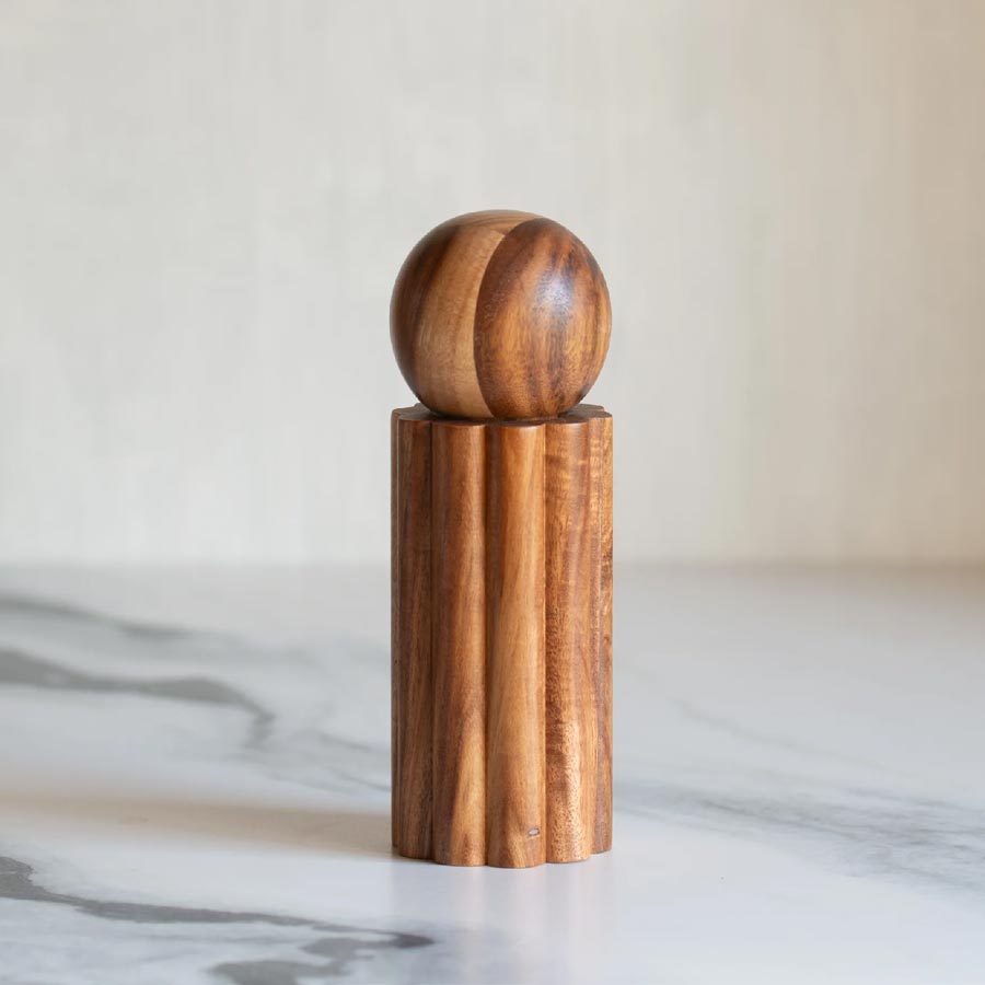 Assemble Oracle Salt/Pepper Grinder - Natural Wood (16cm) | Koop.co.nz