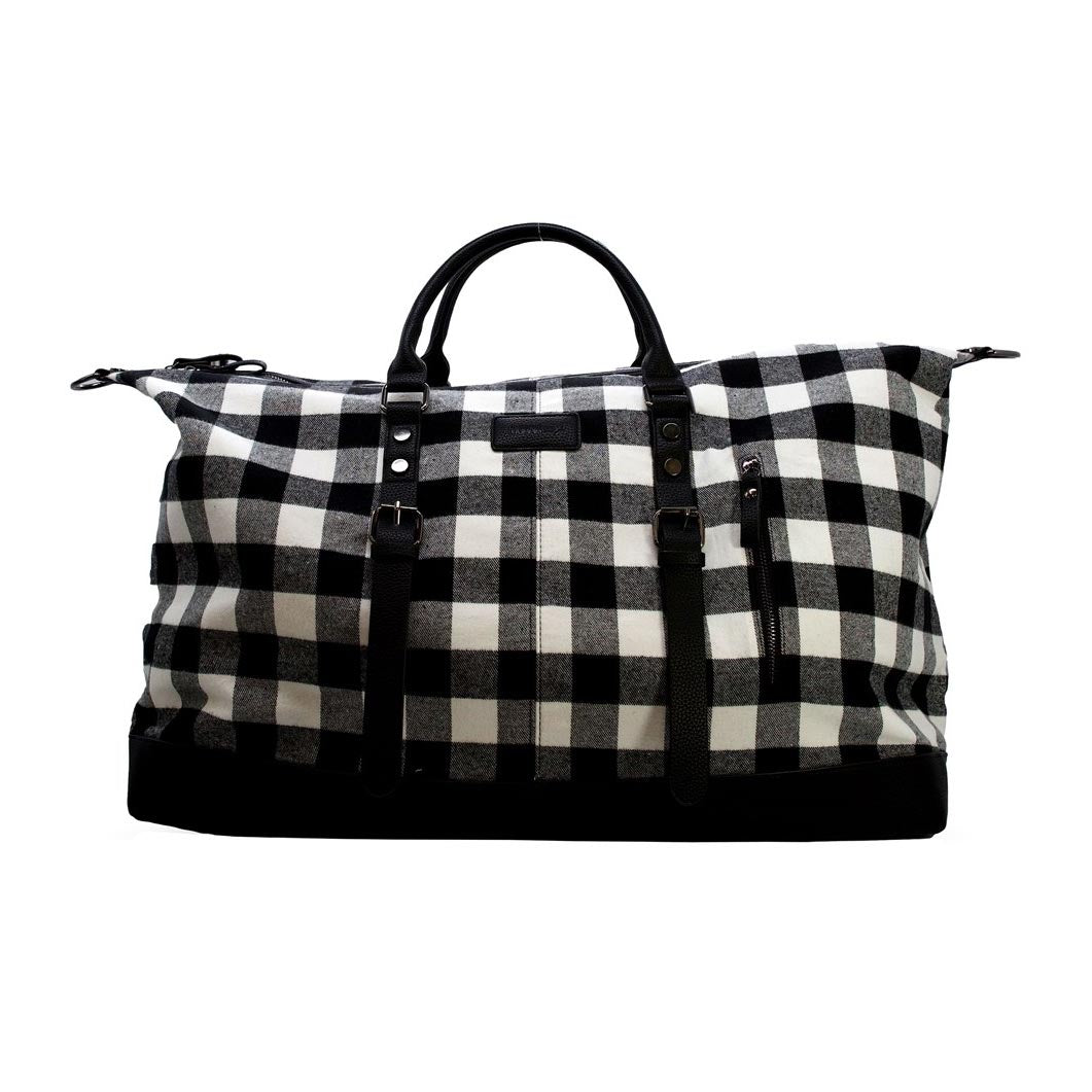 Waikawa Overnighter Bag - Black/White
