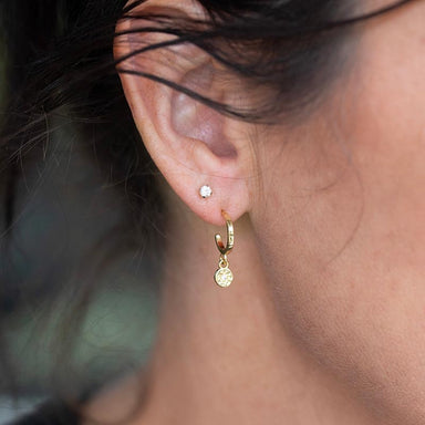 Antler Gold Molly Petite Hoop Earrings | Koop.co.nz