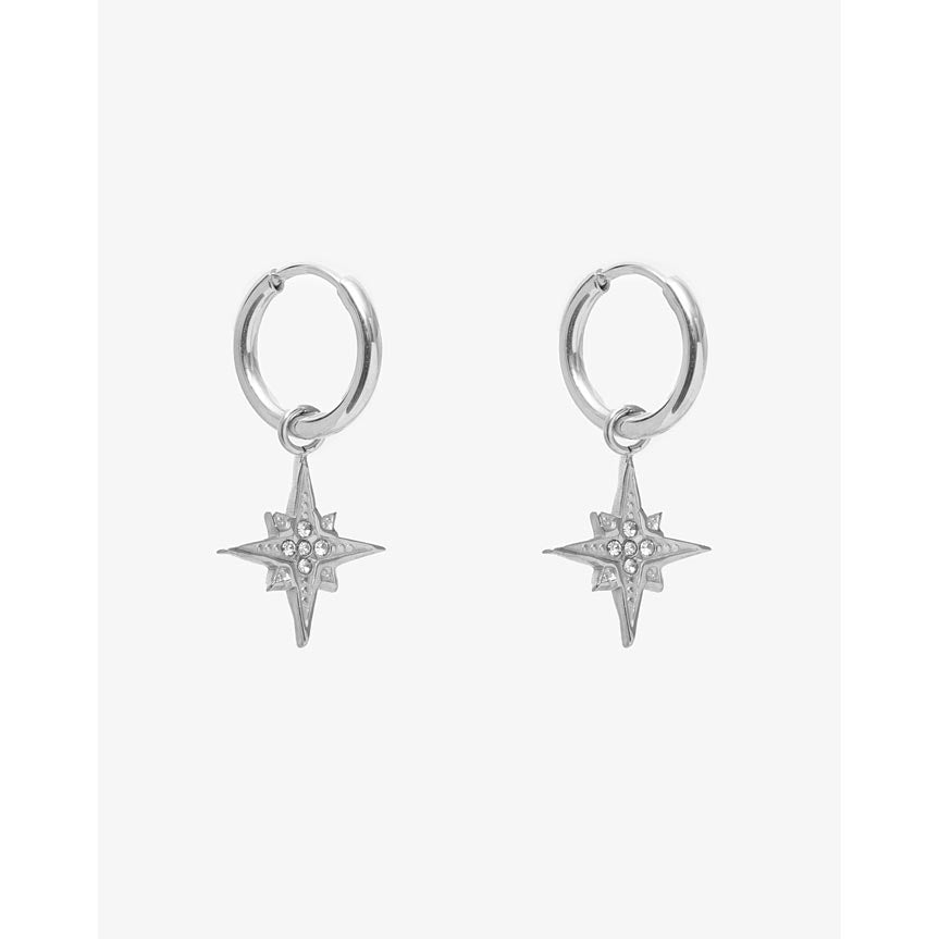 Antler Stella Silver Star Earrings | Koop.co.nz