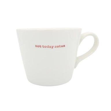 Keith Brymer Jones Bucket Mug - Not Today Satan | Koop.co.nz