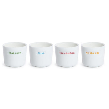 Keith Brymer Jones Egg Cup Set/4 - What Came First | Koop.co.nz