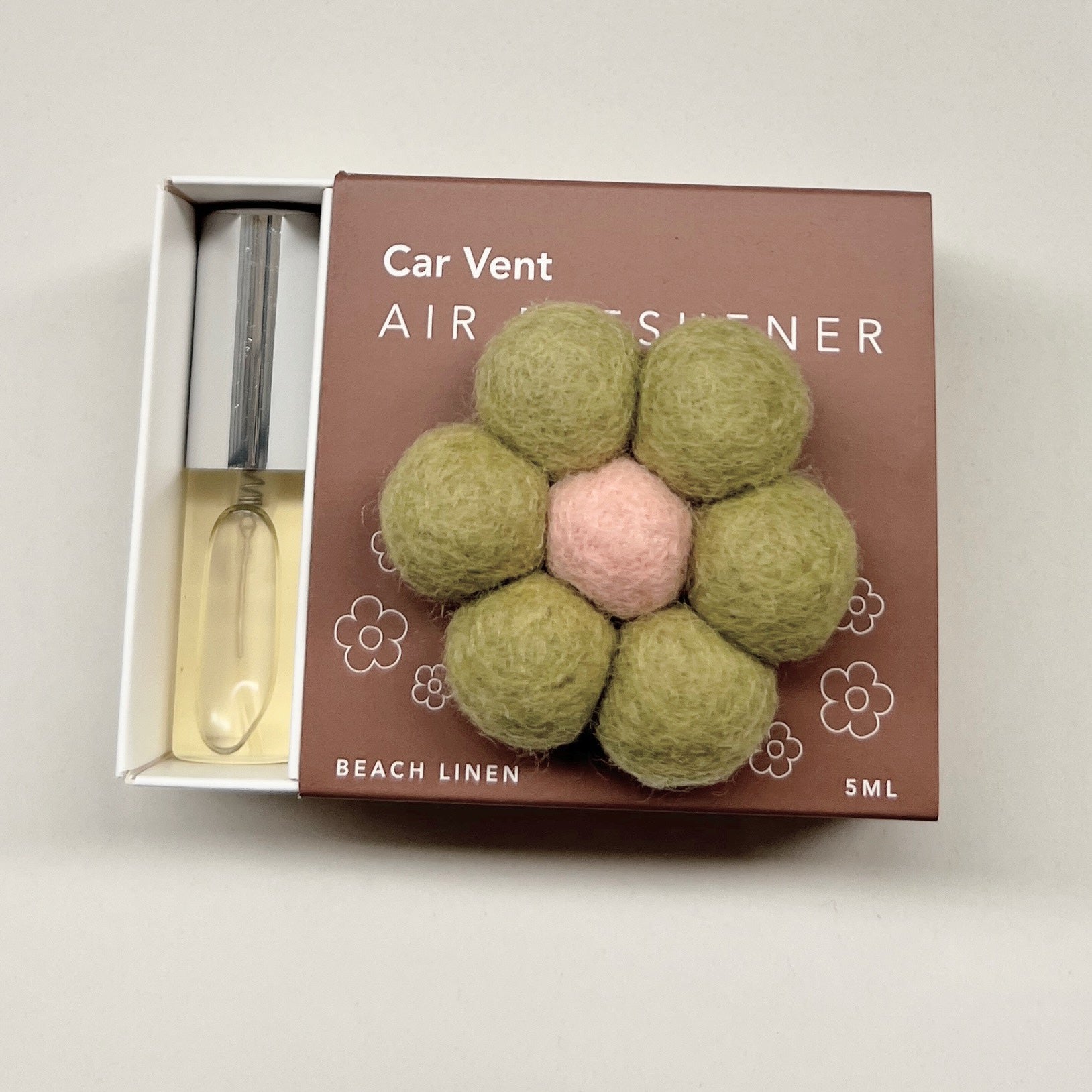 Store17 NZ Wool Daisy Car Vent Air Freshener | Koop.co.nz