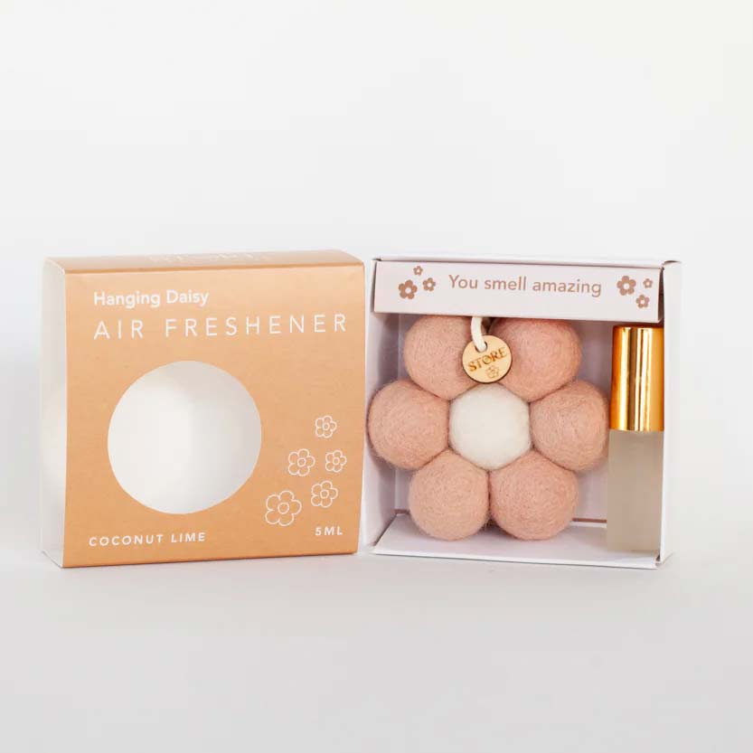 Store17 NZ Wool Daisy Hanging Air Freshener | Koop.co.nz