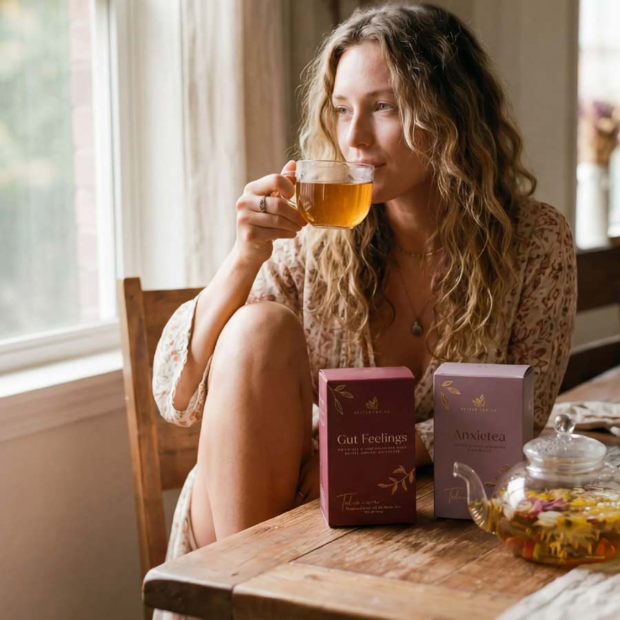 Better Tea Co. Anxietea Loose Leaf Tea (35 Servings Box) | Koop.co.nz