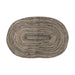Le Forge Jute Oval Doormat - Natural/Black (60x90cm) | Koop.co.nz