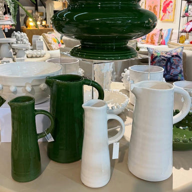 Le Forge Terracotta Jug - White | Koop.co.nz