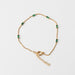 Le Forge Kiki Baguette Bracelet - Gold/Green | Koop.co.nz