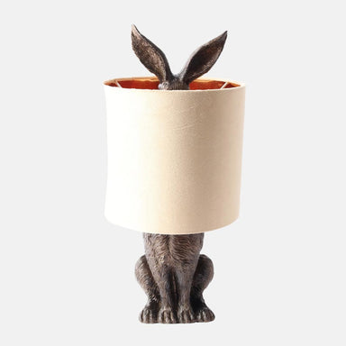 Le Forge Bunny Lamp - Brown/Champagne (43cm) | Koop.co.nz