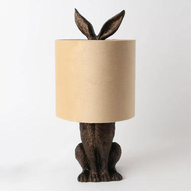 Le Forge Bunny Lamp - Brown/Champagne (43cm) | Koop.co.nz