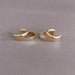 Lilio Jewellery Double Loop Gold Earrings | Koop.co.nz