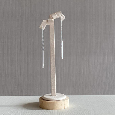 Lilio Jewellery Silver Bar Thread Earrings | Koop.co.nz