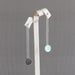 Lilio Jewellery Silver Dot Thread Earrings | Koop.co.nz