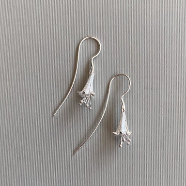 Lilio Jewellery Thea Silver Bloom Drop Earrings | Koop.co.nz