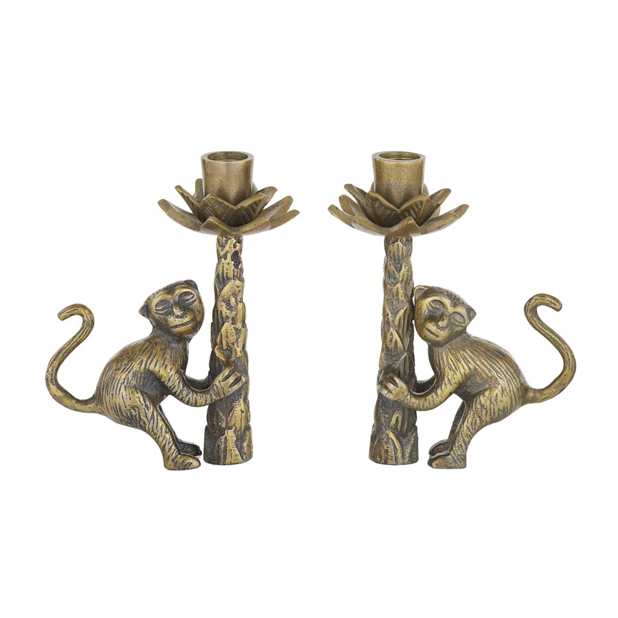 Coast To Coast Nico Monkey Candle Holder Set | Koop.co.nz