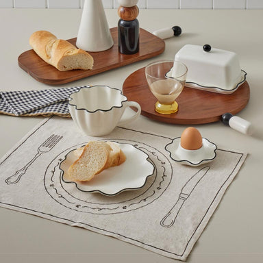 Assemble Winslow Wavy Butter Dish | Koop.co.nz