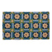 HRB Homeware Mosaic Daisy Doormat (45x75cm) | Koop.co.nz