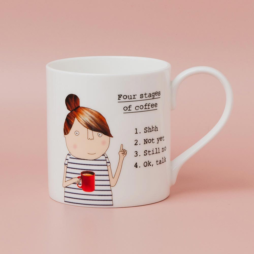 Rosie Made A Thing Boxed Mug - Stages Of Coffee | Koop.co.nz