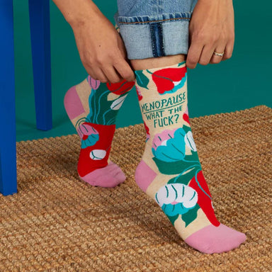 Blue Q Women's Socks - Menopause WTF? | Koop.co.nz