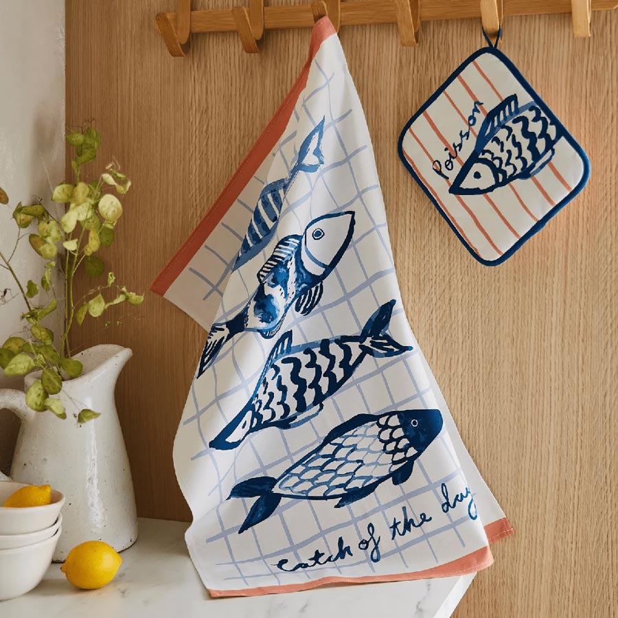 Ulster Weavers Catch Of The Day Tea Towel | Koop.co.nz