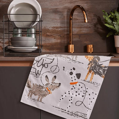 Ulster Weavers Dog Days Tea Towel | Koop.co.nz