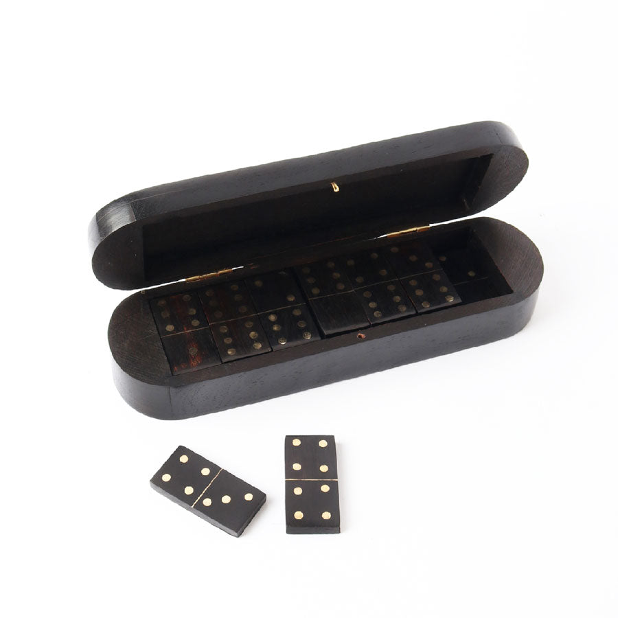 Wooden Dominoes Set