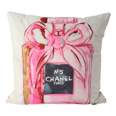 Le Forge Velvet Art Cushion - Chanel Pink (55cm) | Koop.co.nz