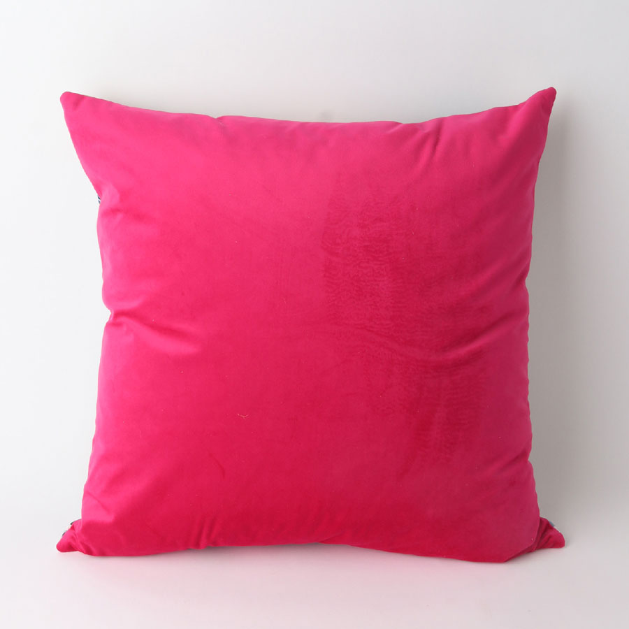 Velvet Art Cushion - Chanel Pink (55cm)