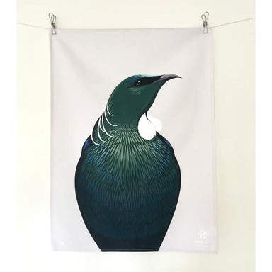 Hansby Design NZ Tui Tea Towel | Koop.co.nz