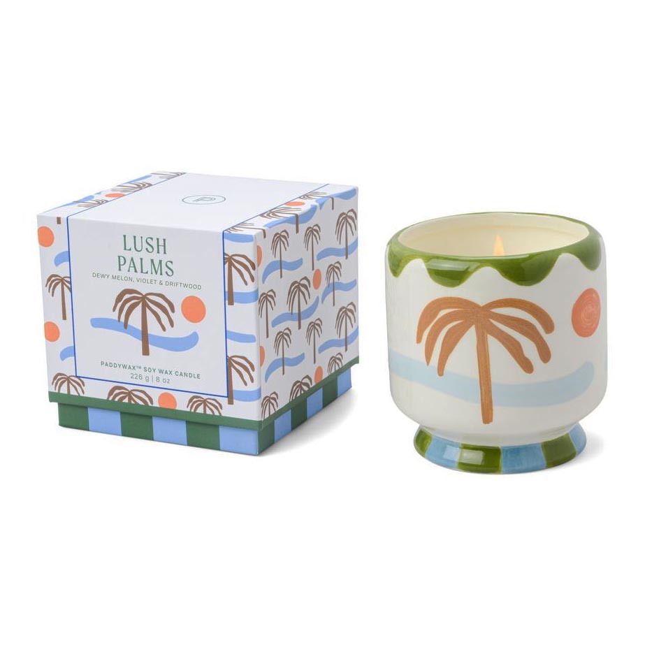 A Dopo Palm Tree Ceramic Candle - Lush Palms