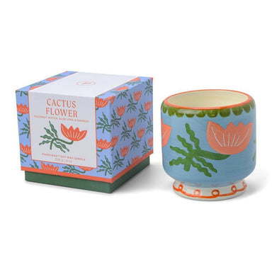 Paddywax A Dopo Flower Ceramic Candle - Cactus Flower | Koop.co.nz