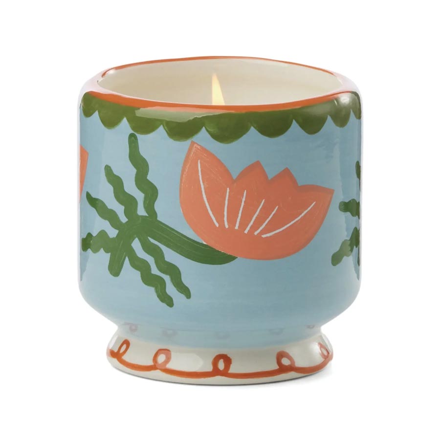 A Dopo Flower Ceramic Candle - Cactus Flower