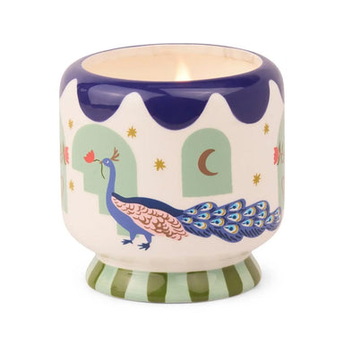 Paddywax A Dopo Peacock Ceramic Candle - Misted Lime | Koop.co.nz
