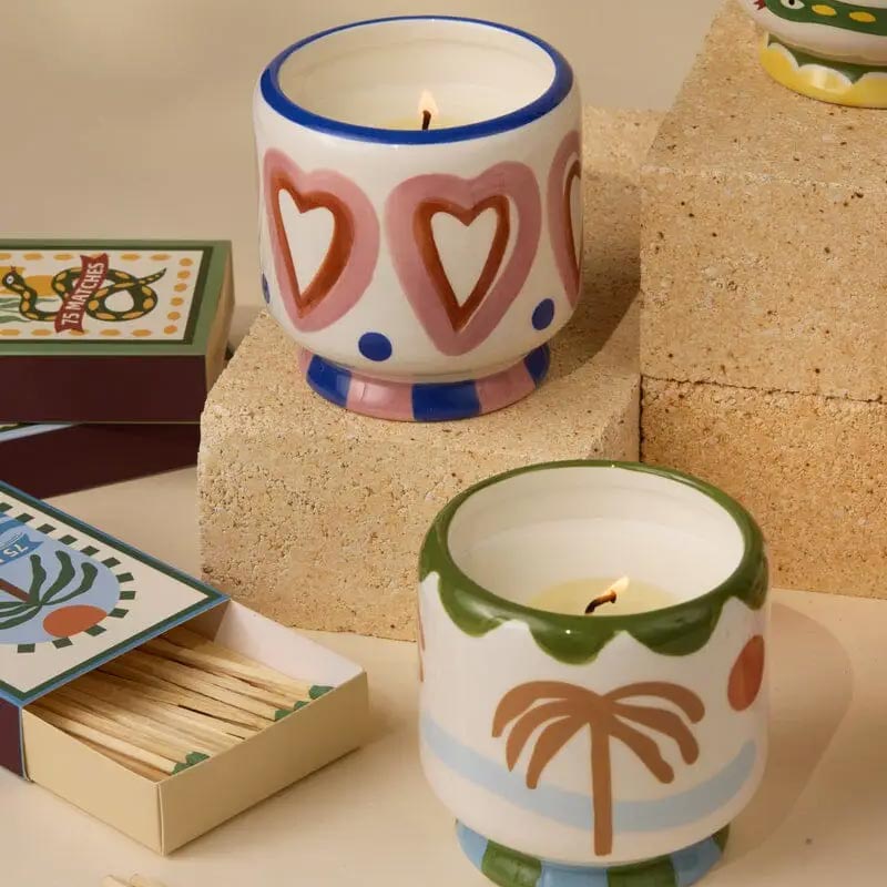 A Dopo Palm Tree Ceramic Candle - Lush Palms